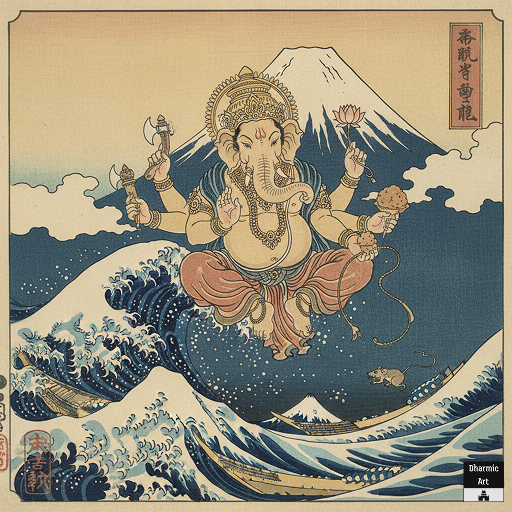 12.Ganesha (8" x 8")