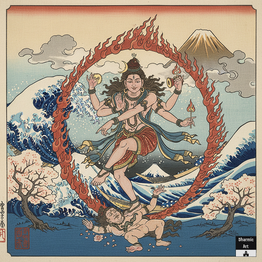 19.Nataraja (8" x 8")