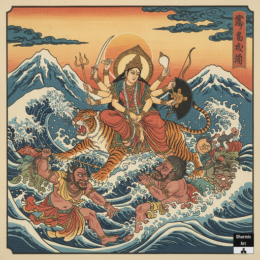 3. Goddess Durga (8" x 8")