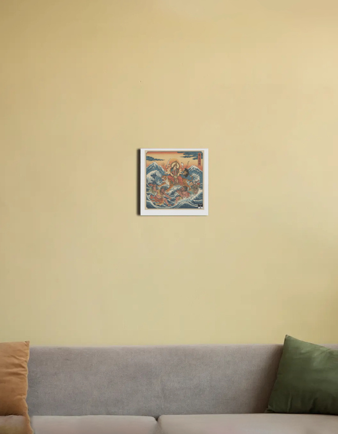 3. Goddess Durga (8" x 8") - Image 3