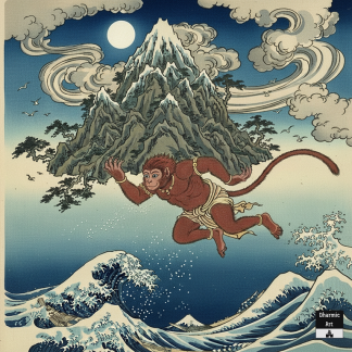 26. Hanuman-2 (8" x 8")