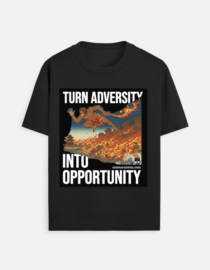 Hanuman - Turn Adversity into Opportunity - Unisex Standard Crew T-Shirt